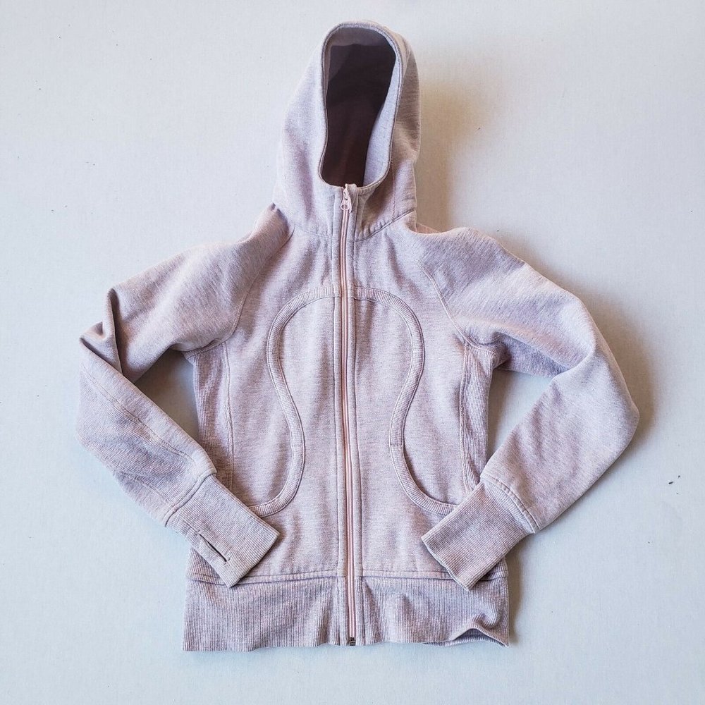LULULEMON Sparkle Pink Women’s Full Zip Jacket Scu